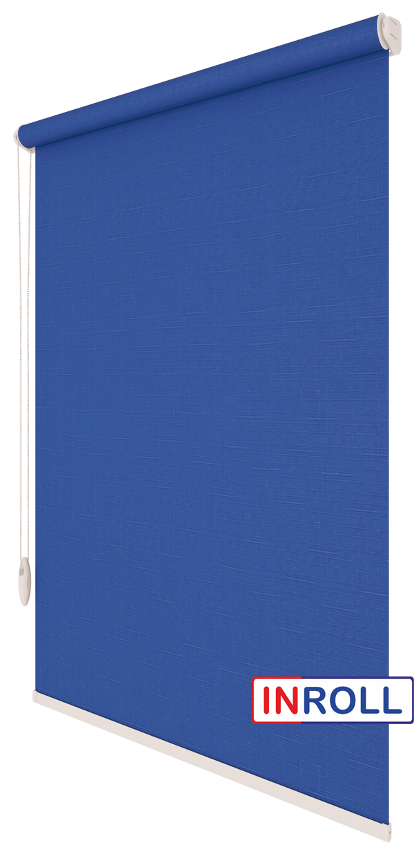 

Ролета тканевая INROLL Есо-Standart 155х165 см Len Темно-синий 2075