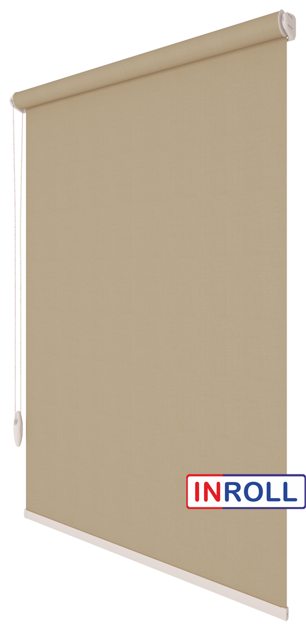 

Ролета тканевая INROLL Есо-Standart 187,5х185 см Camila Латте A650