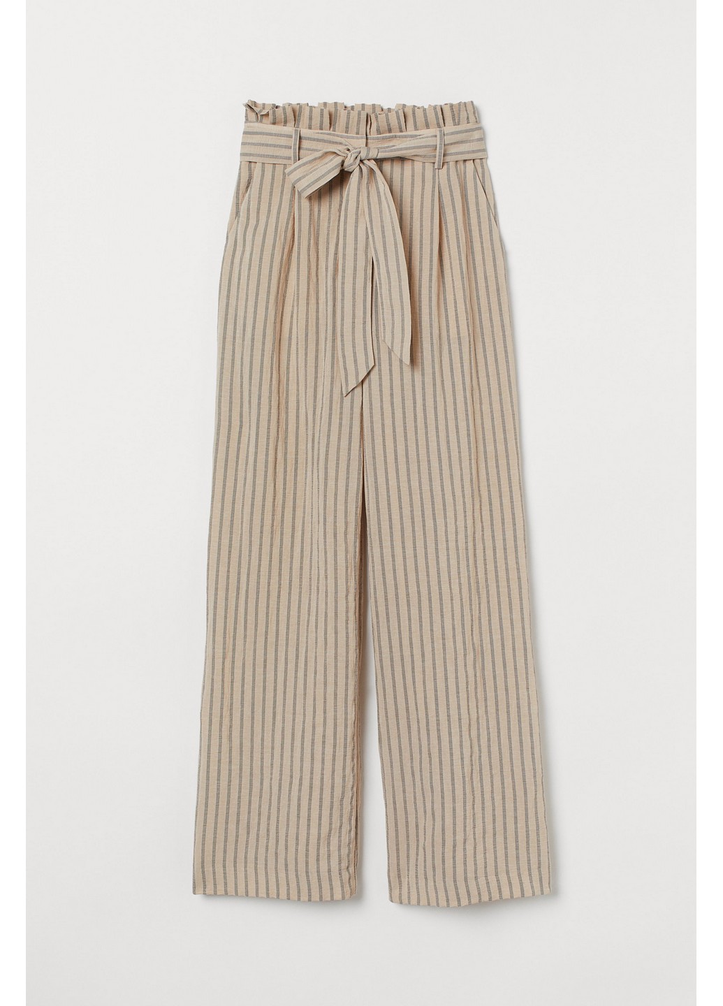 

Брюки H&M 36 Бежевый 0770768_черн.полос