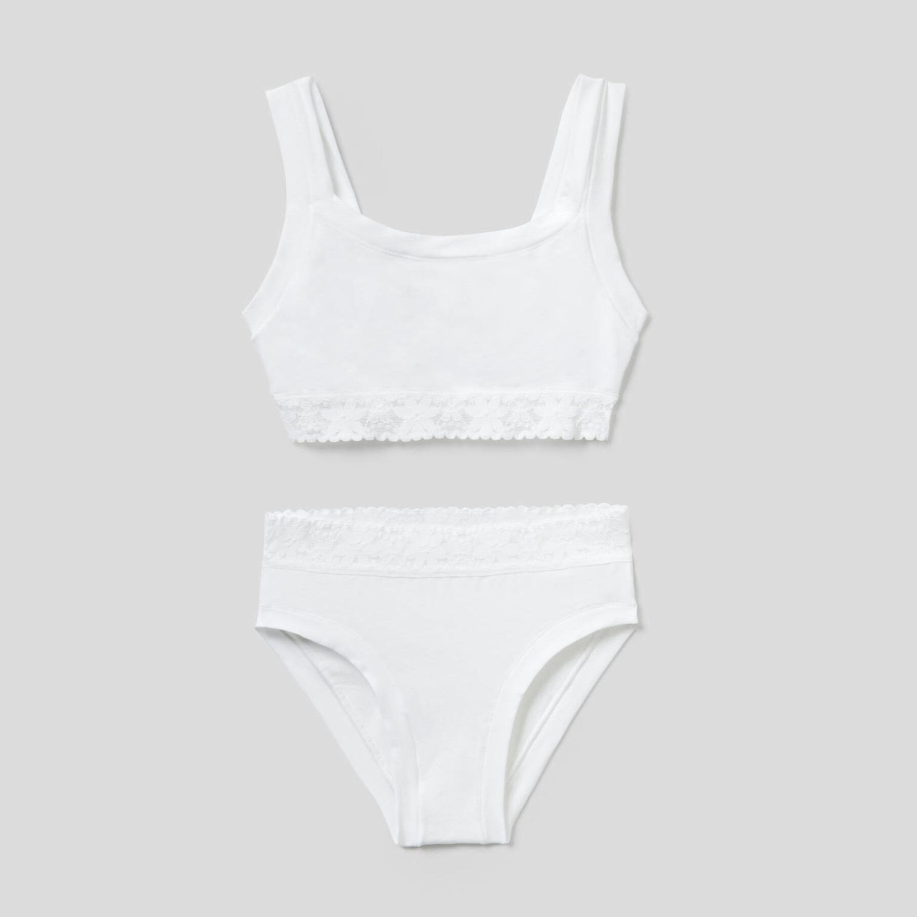 

Комплект белья (топ + трусики) United Colors of Benetton 3ZQM0K137-101 130 см M (8033379578018)