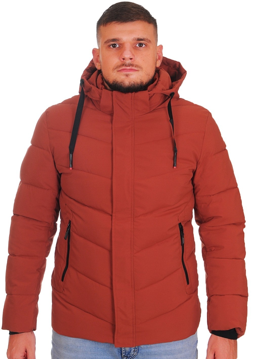 

Куртка KAIFANGELU 21-2953  рыжая, Куртка KAIFANGELU 21-2953 4XL рыжая