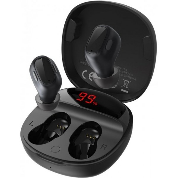 

Беспроводные Bluetooth наушники BASEUS Encok True Wireless Earphones WM01 Plus Black NGWM01P-01