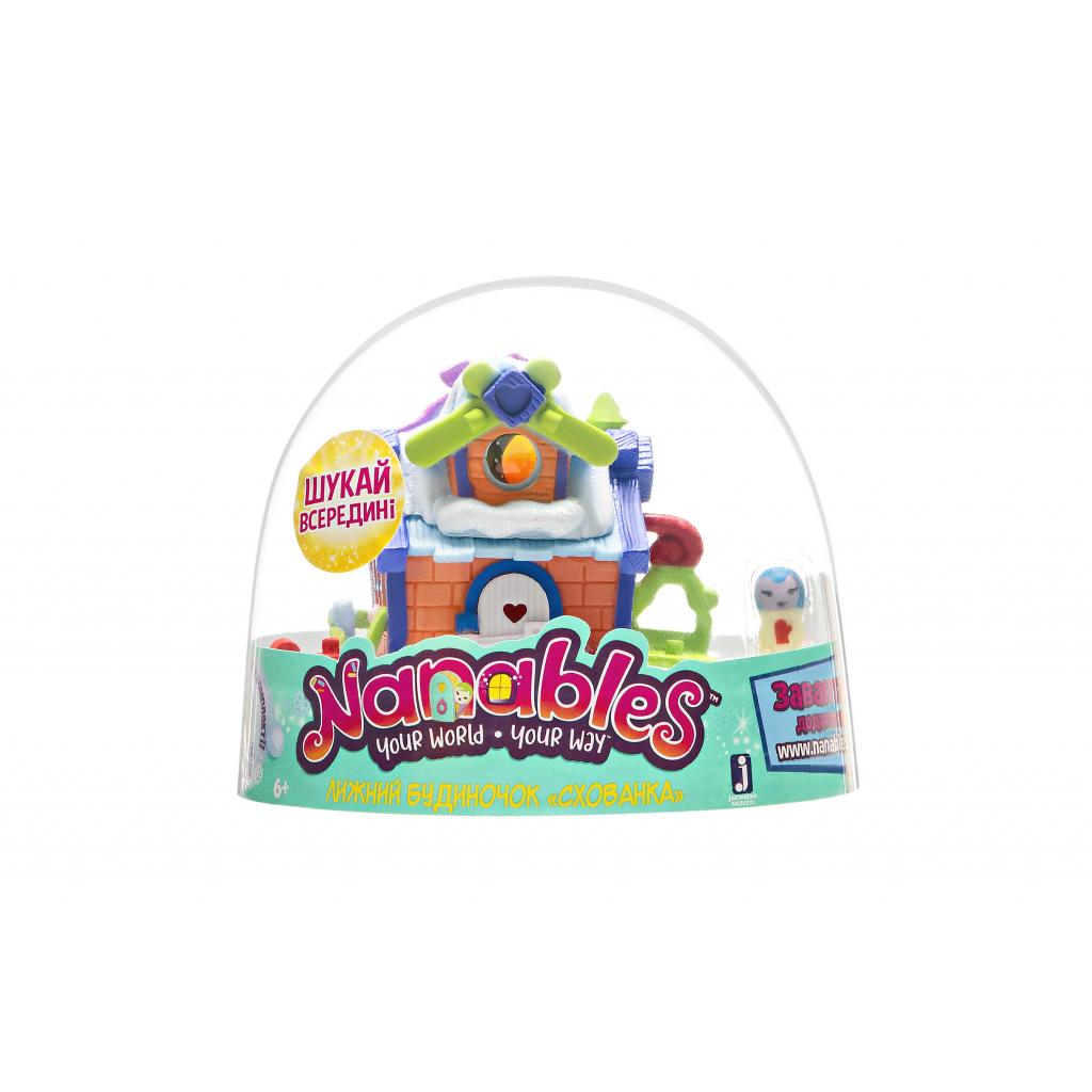 

Фигурка Jazwares Nanables Small House Зимний чудесный, Лыжный домик Тайник (NNB0031)
