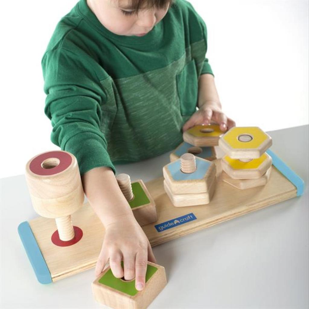 

Игровой набор Guidecraft Manipulatives Фігури на різьбі (G6901)