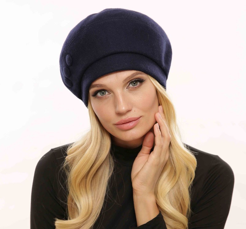 

Женский берет CR-30179-BLU one size синий