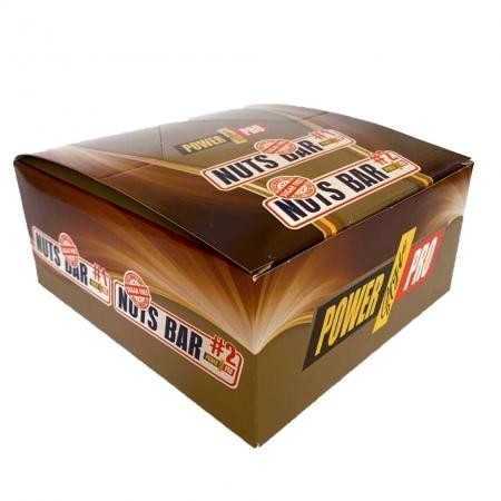 

Батончик Power Pro Nuts Bar Sugar Free 70 грамм Арахис с карамелью 20 шт/уп.