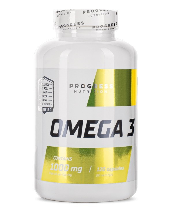 

Жирные кислоты Progress Nutrition Omega 3 120 капсул