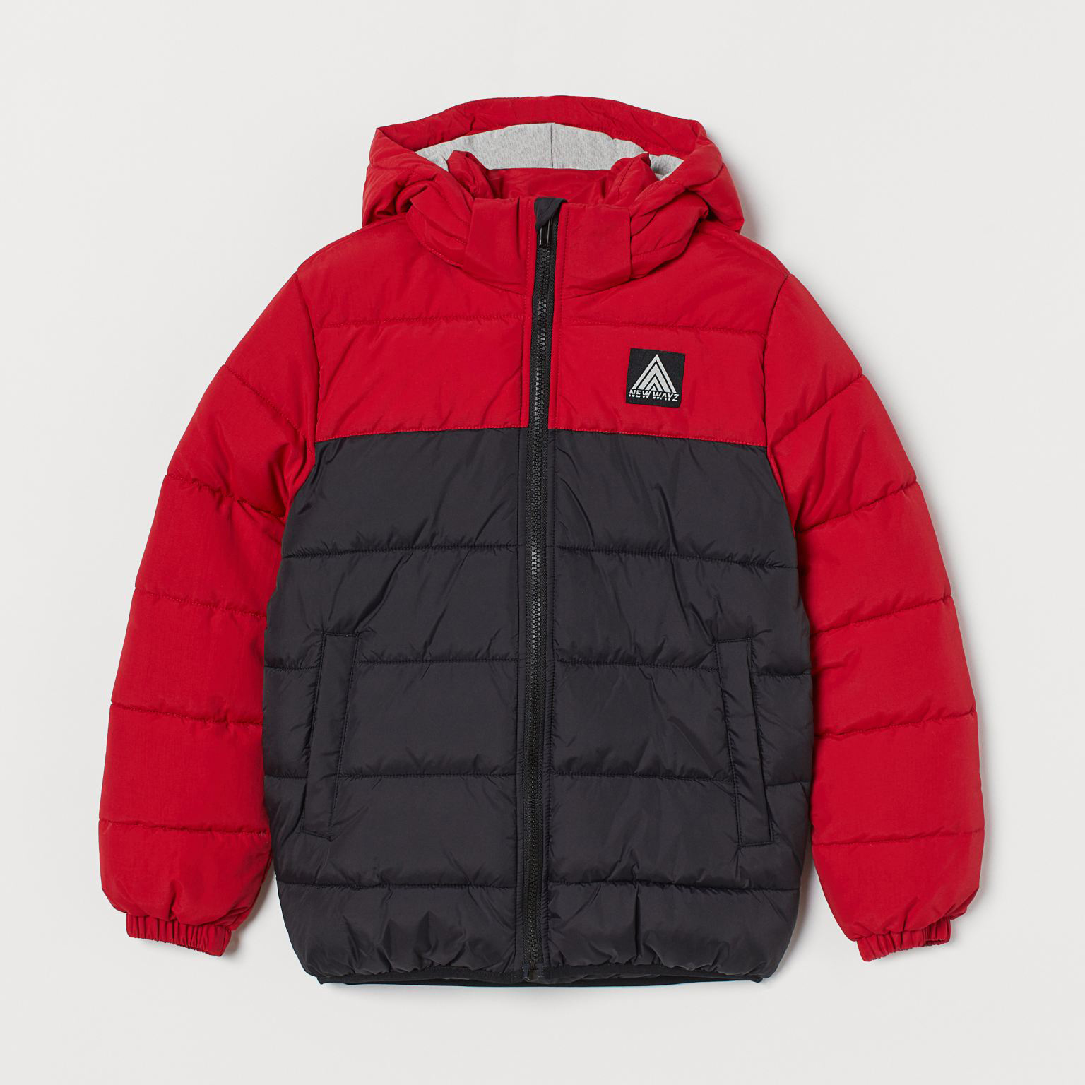 

Демисезонная куртка H&M 109-842067 152 см Черно-красная