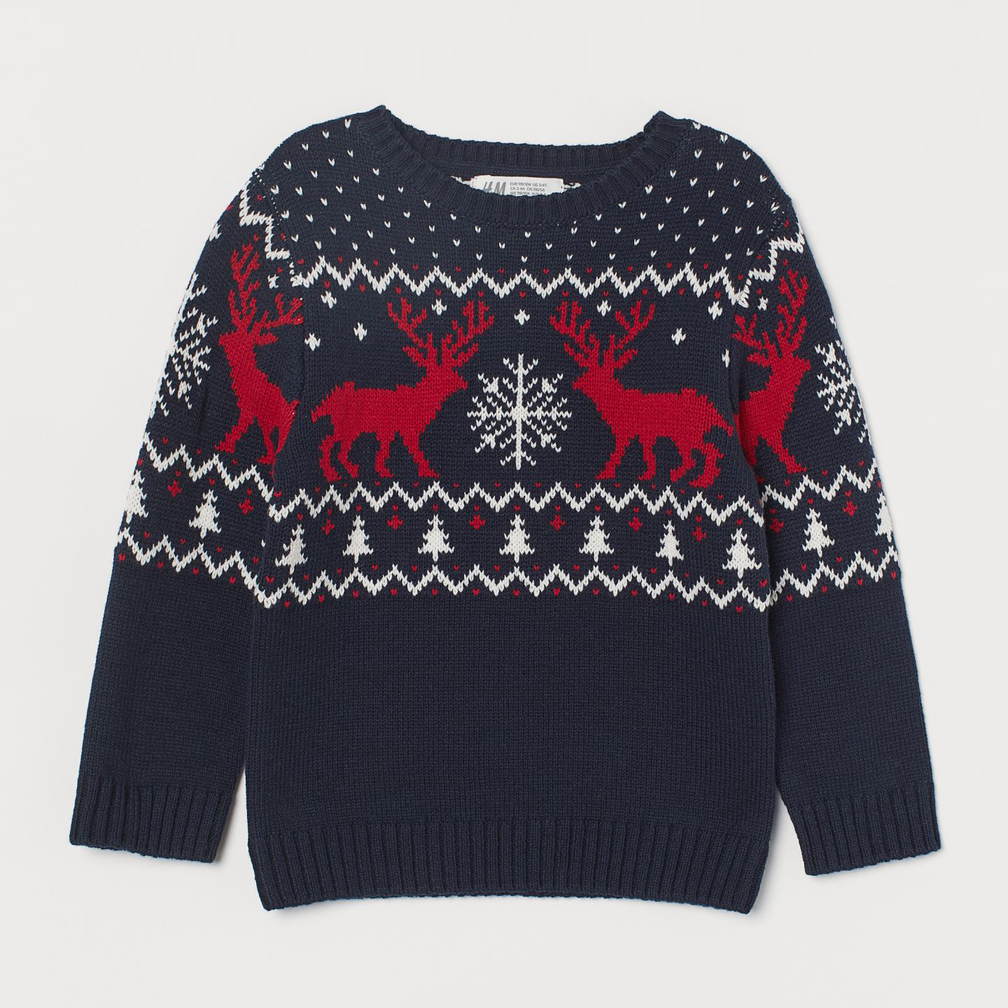 

Джемпер H&M 1208-8429092 110-116 см Темно-синий/Принт (hm01220630039)