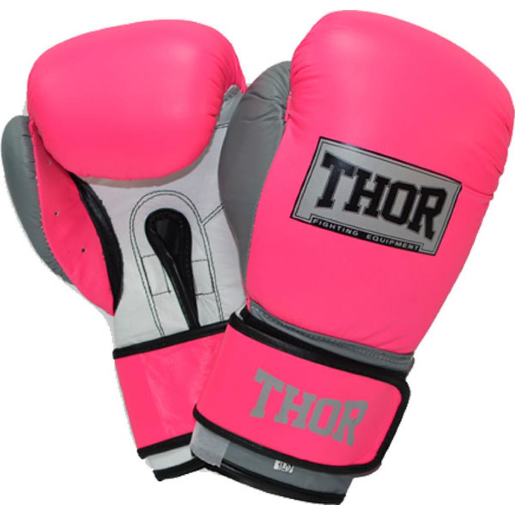 

Боксерские перчатки Thor Typhoon 16oz Pink/White/Grey (8027/02(Leath)Pink/Grey/W 16 oz.)