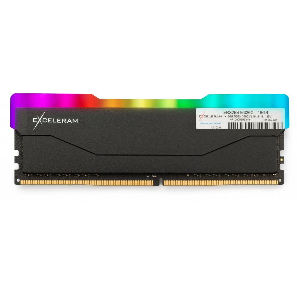 

Модуль памяти для компьютера DDR4 16GB 3200 MHz RGB X2 Series Black eXceleram (ERX2B416326C)