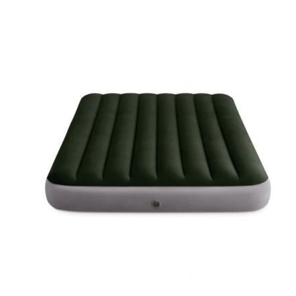 

Надувной матрас Intex 64762 Pillow Rest Classic со встроенным ножным насосом полуторный (137х191х25) зеленый (in-64762)