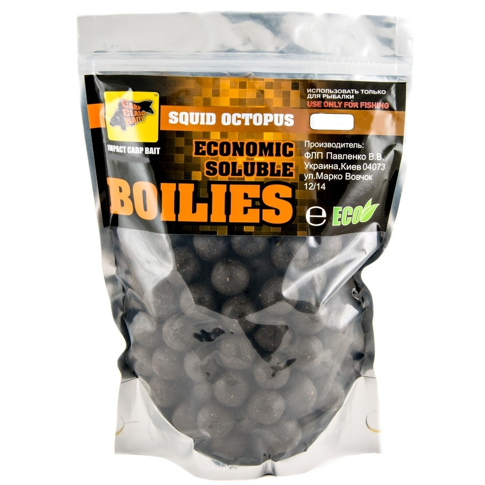 

Бойлы CCBaits Economic Soluble Squid-Octopus 20mm 3kg (CCB002596)