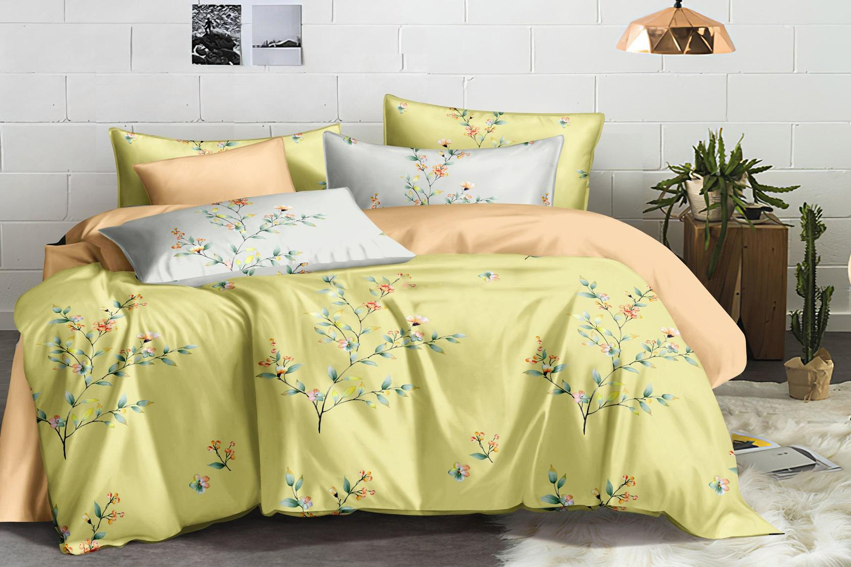 

Комплект постельного белья MirSon Сатин 22-1165 Freesia 175х210