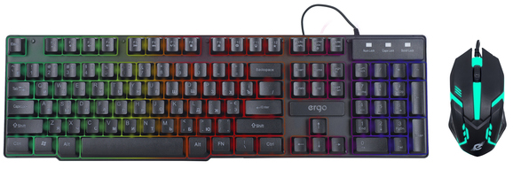 

Комплект дротовий Ergo MK-510 USB Black