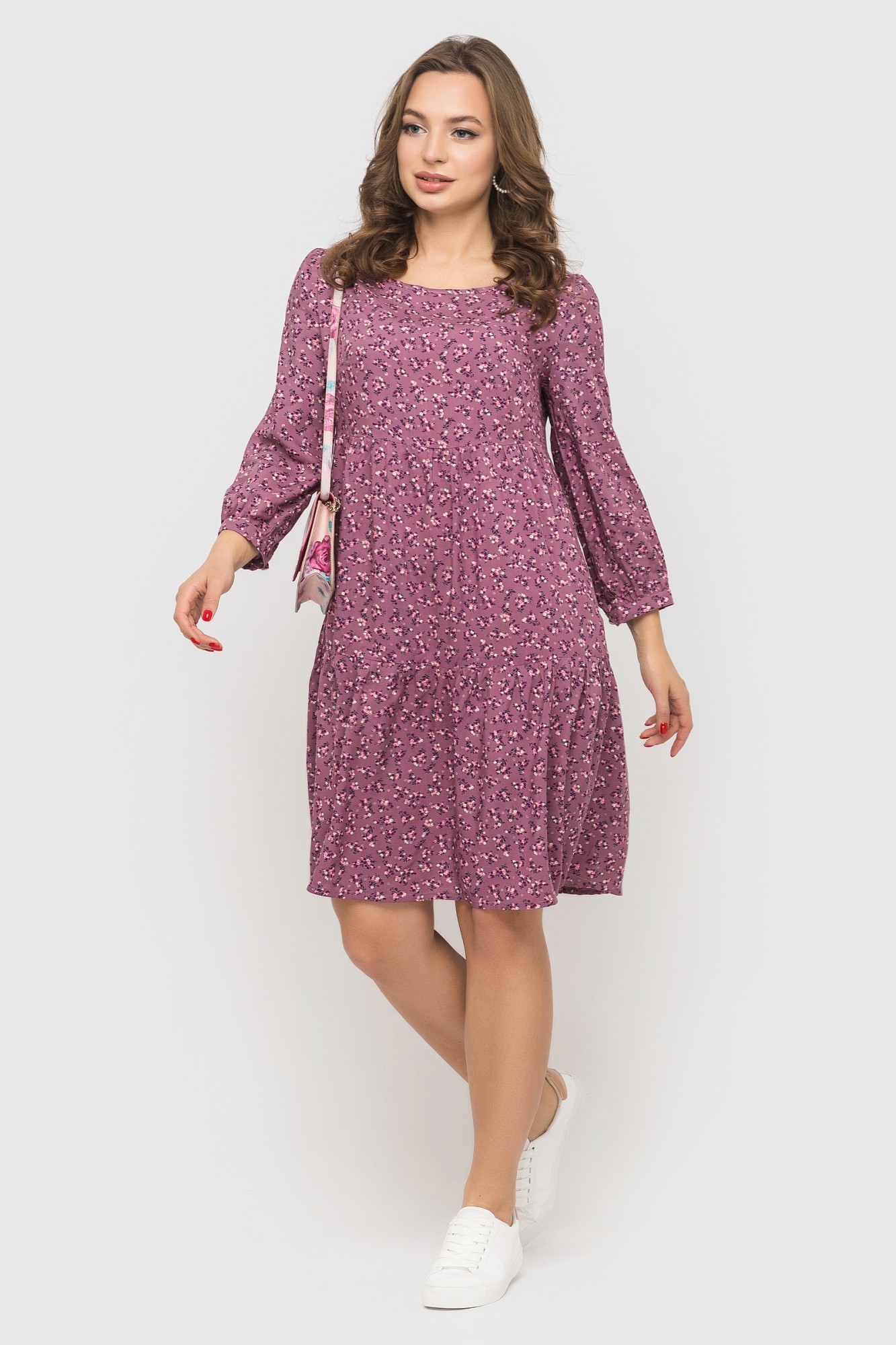 

Платье Narodnyy Butik Тюльпан  Сиреневое 111-02, Платье Narodnyy Butik Тюльпан 50 Сиреневое 111-02