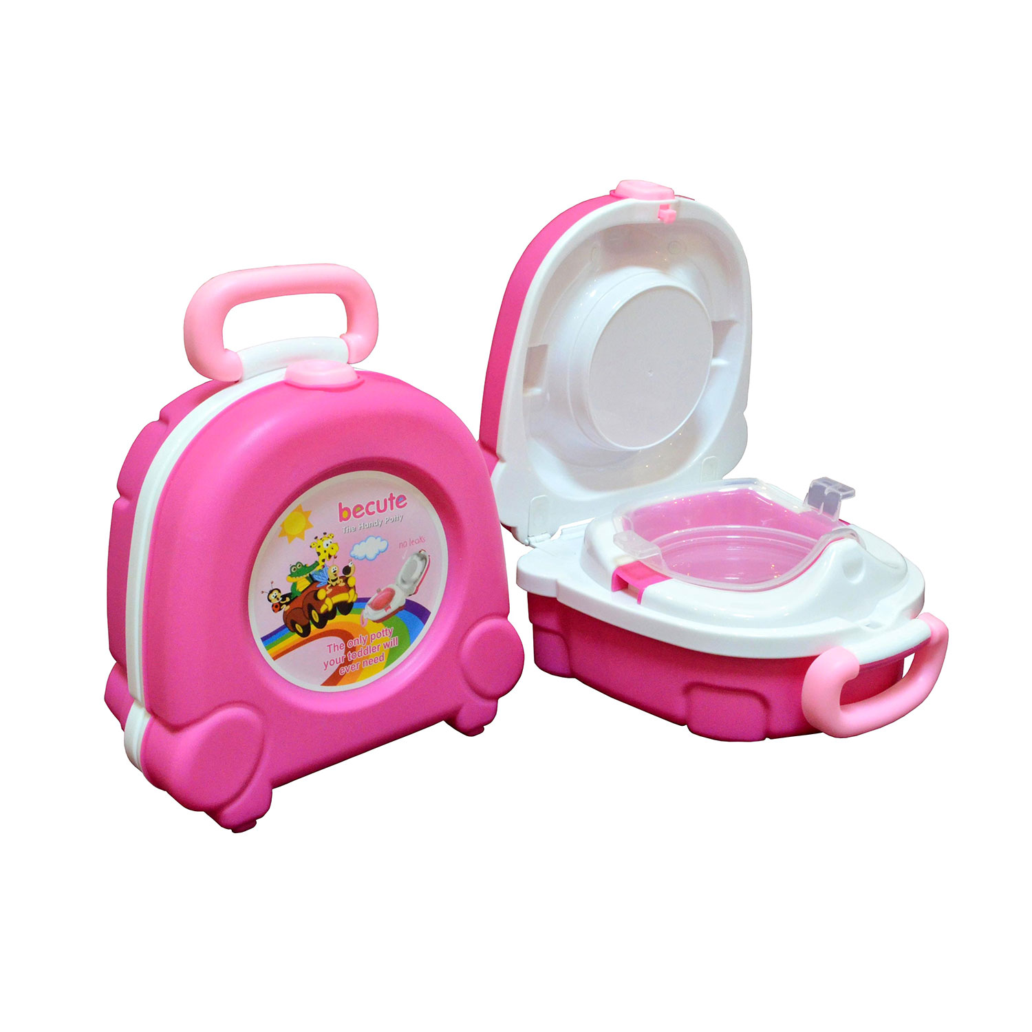 

Детский герметичный дорожный горшок Becute Pink (TKP001P)