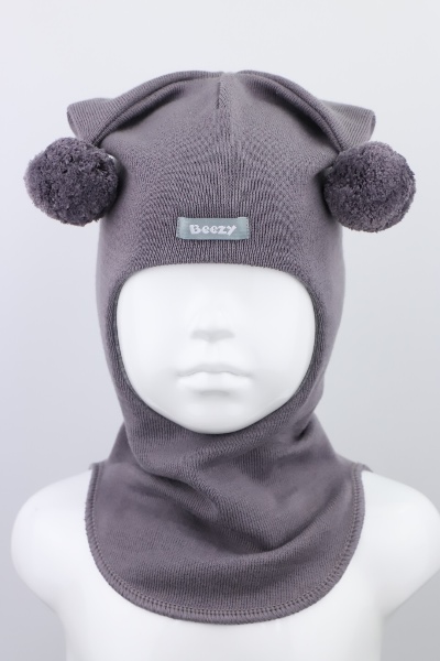 

Шапка-шлем детский для девочки Beezy весна - осень 1706-14-20 модель Бэтмен р. 1 (47-49 см)