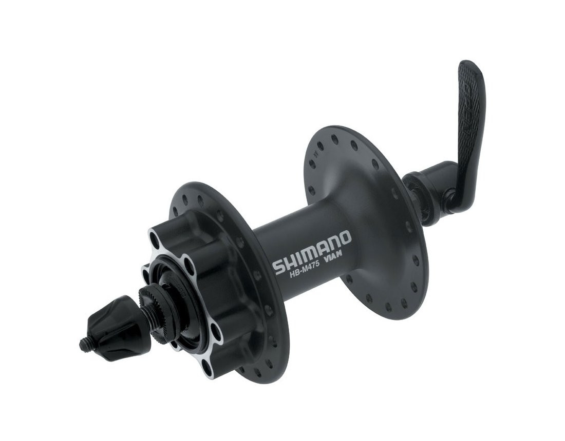 

Втулка велосипедная передняя Shimano Alivio HB-M475 32 спицы с эксцентриком под дисковый тормоз черная