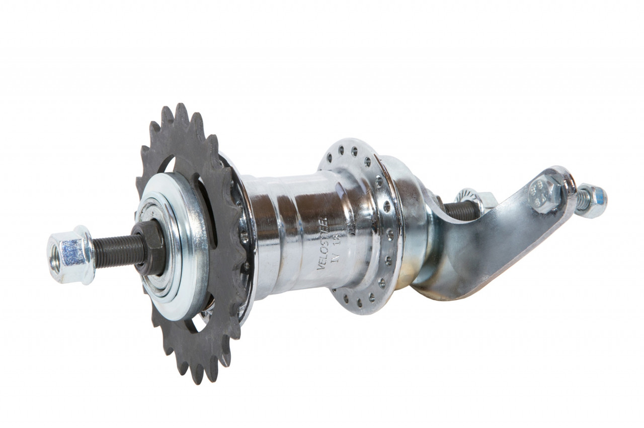 

Втулка велосипедная задняя Velosteel с ножным тормозом 36 спиц на одну скорость
