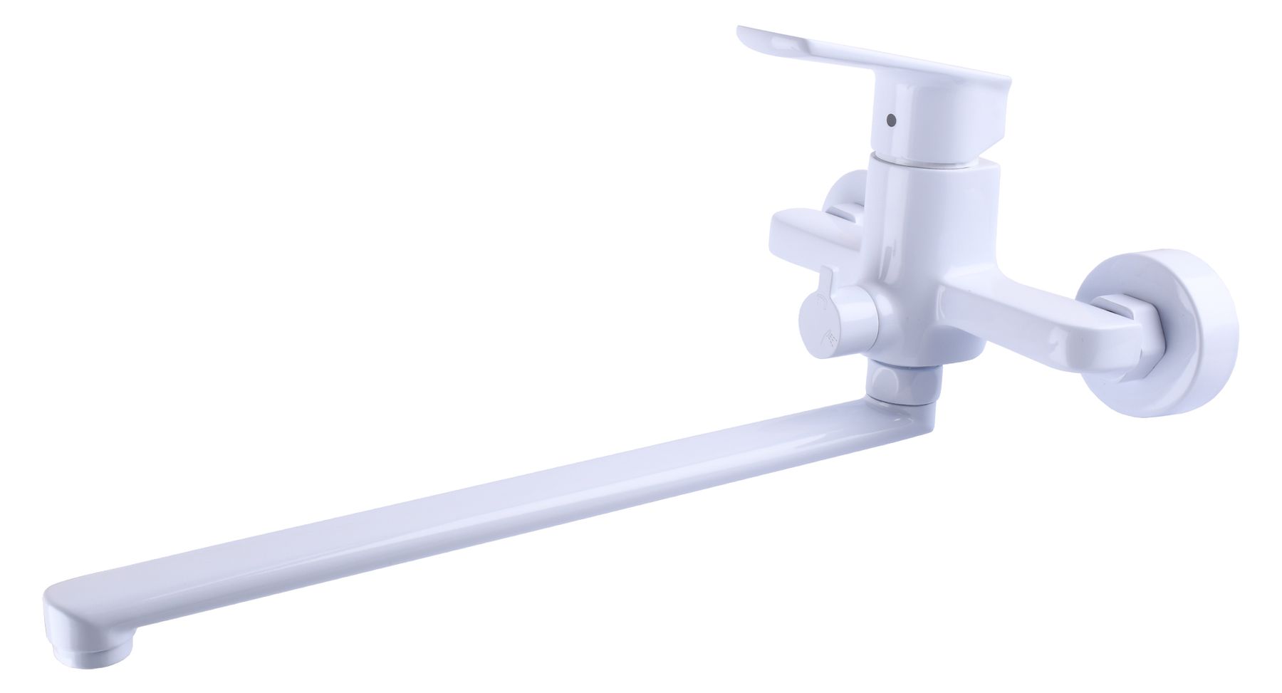 

Смеситель для ванны TOPAZ LEXI TL21208A-H57-W с душевым гарнитуром, белый (SX703037)