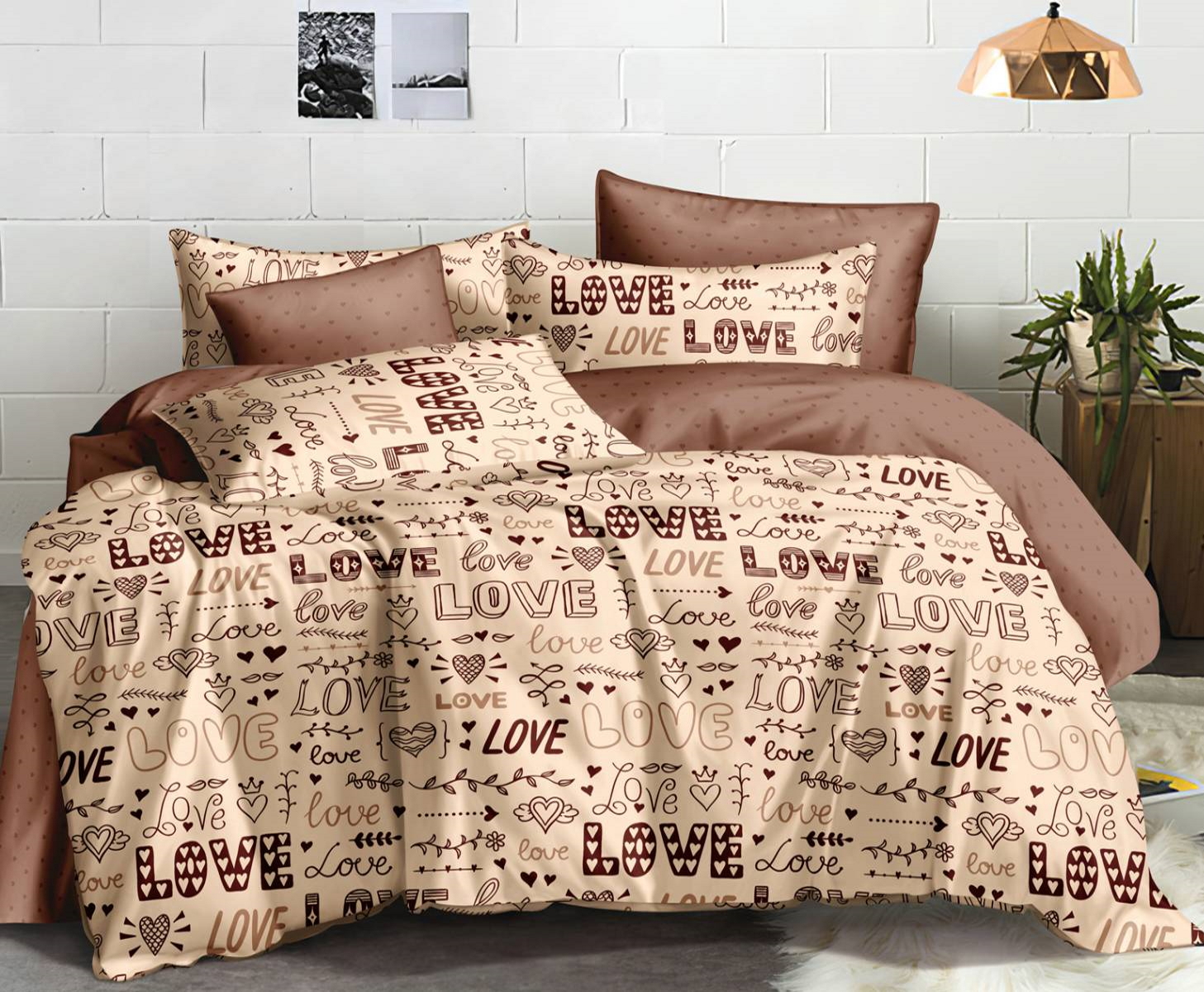 

Простынь MirSon Сатин Premium 22-1184 Parana 240x260 см