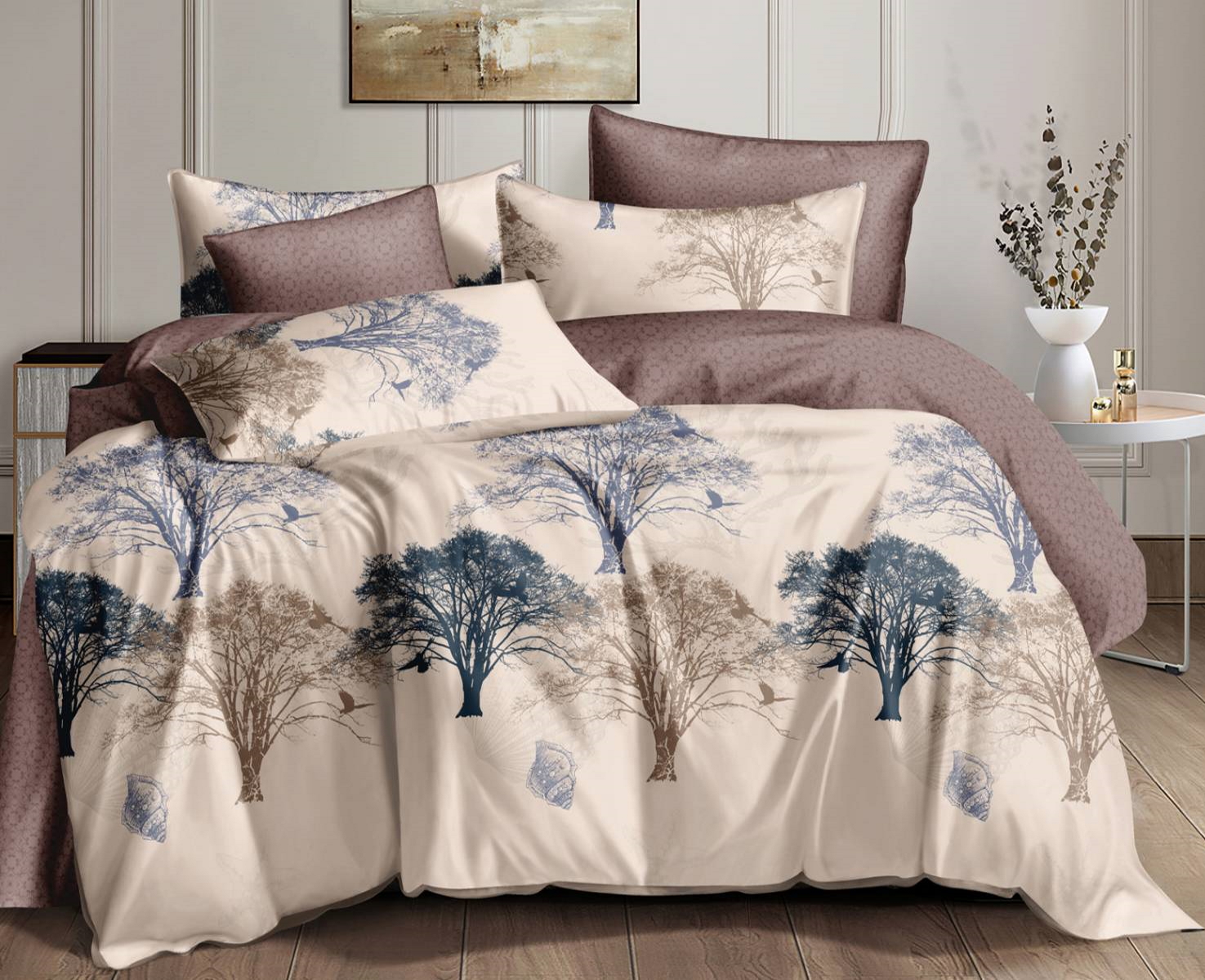 

Простынь MirSon Сатин Premium 22-1187 Pechora 200x220 см