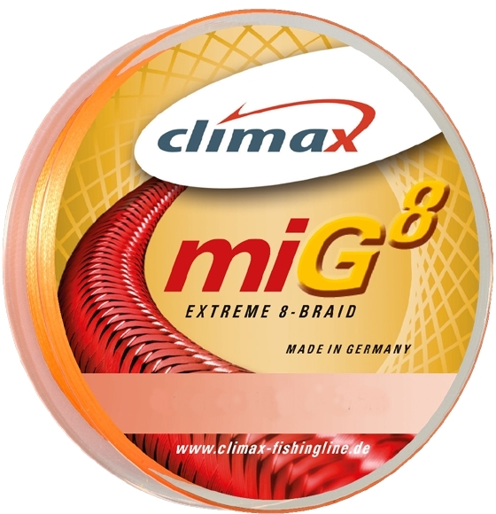 

Шнур Climax miG8 Braid Fluo-Orange SB 135m 0.20mm 19.5kg (9353-10135-020)