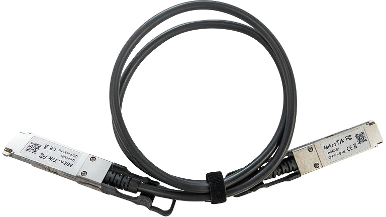 

Оптичний патч-корд Mikrotik QSFP + direct attach cable 1 м (Q+DA0001)