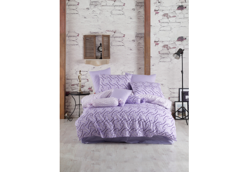 

Комплект постельного белья Majoli Magic Lilac Лиловый