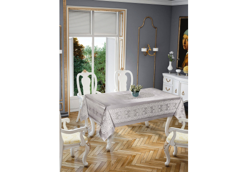 

Скатерть Tropik home Priencly Grey 5698-6 Серый