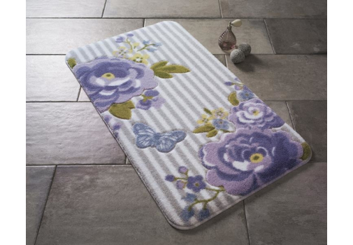 

Коврик для ванной Confetti Roses Purple 80*140 Разноцветный