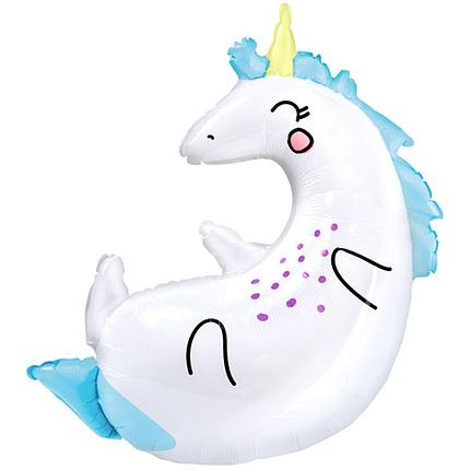 

Фигура PARTY DECO-ПД Единорог с голубой гривой (УП)
