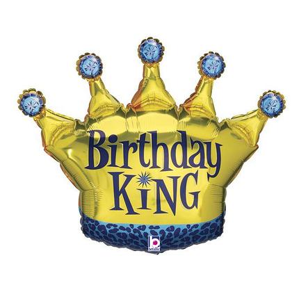 

Фигура GRABO-ГР Корона золотая Birthday King (УП)