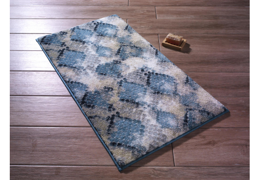 

Коврик для ванной Confetti Snakeskin Mavi 57*100 Разноцветный