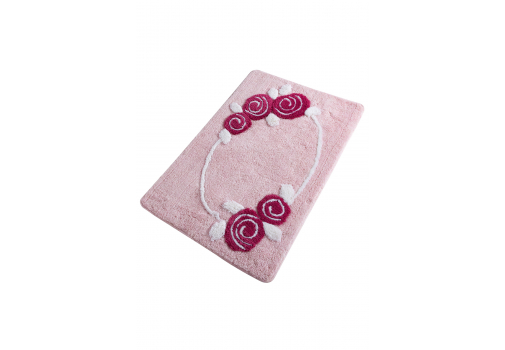 

Коврик для ванной Chilai Home Rosalin Fusya 60*100 Розовый