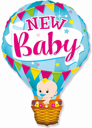 

Фигура FLEXMETAL-ФМ Воздушный шар New Baby голубой (УП)