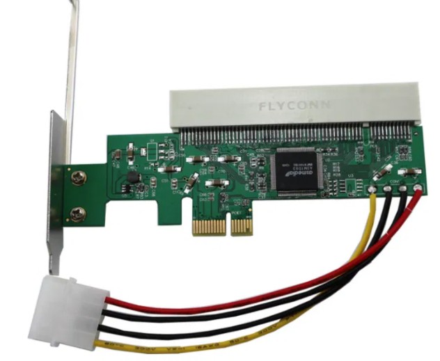 Адаптер PCI-E 1x — 16x