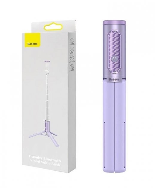 

Селфи-палка Baseus Traveler Tripod 195-805mm purple