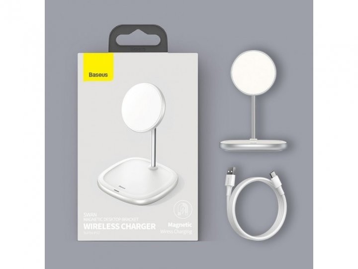 

Зарядное устройство Baseus Swan Magnetic 15W white