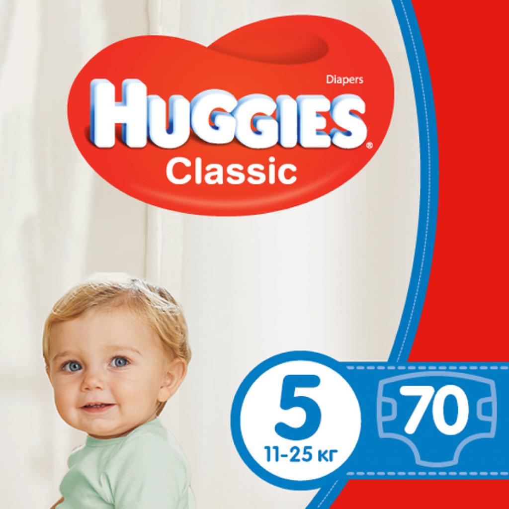 

Подгузник Huggies Classic 5 Giga 70 шт (5029053547305)