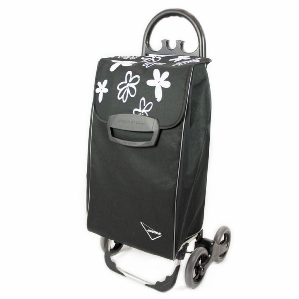 

Сумка-тележка Aurora Avanti 4 Basic 50 л Black/Grey Flower