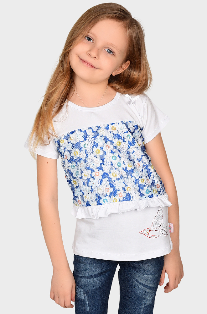 

Футболка Kiwi Kids 3160-1 122 см Синий