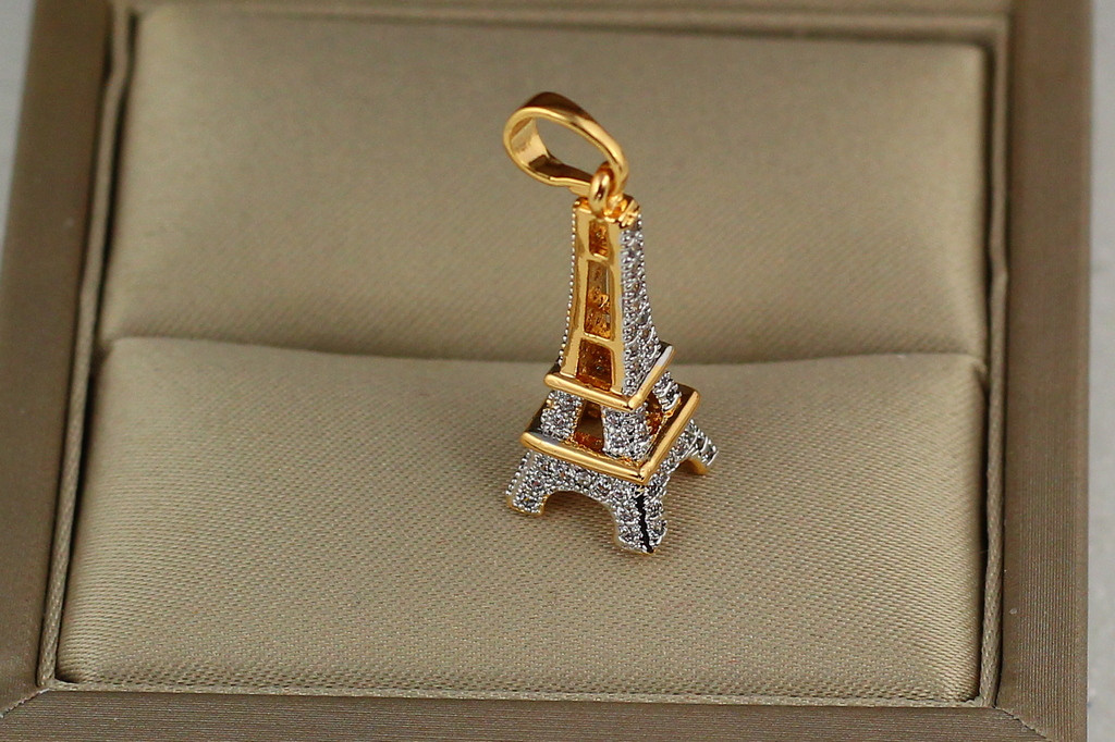

Кулон Xuping Jewelry Эйфелева башня 2.3 см золотистый