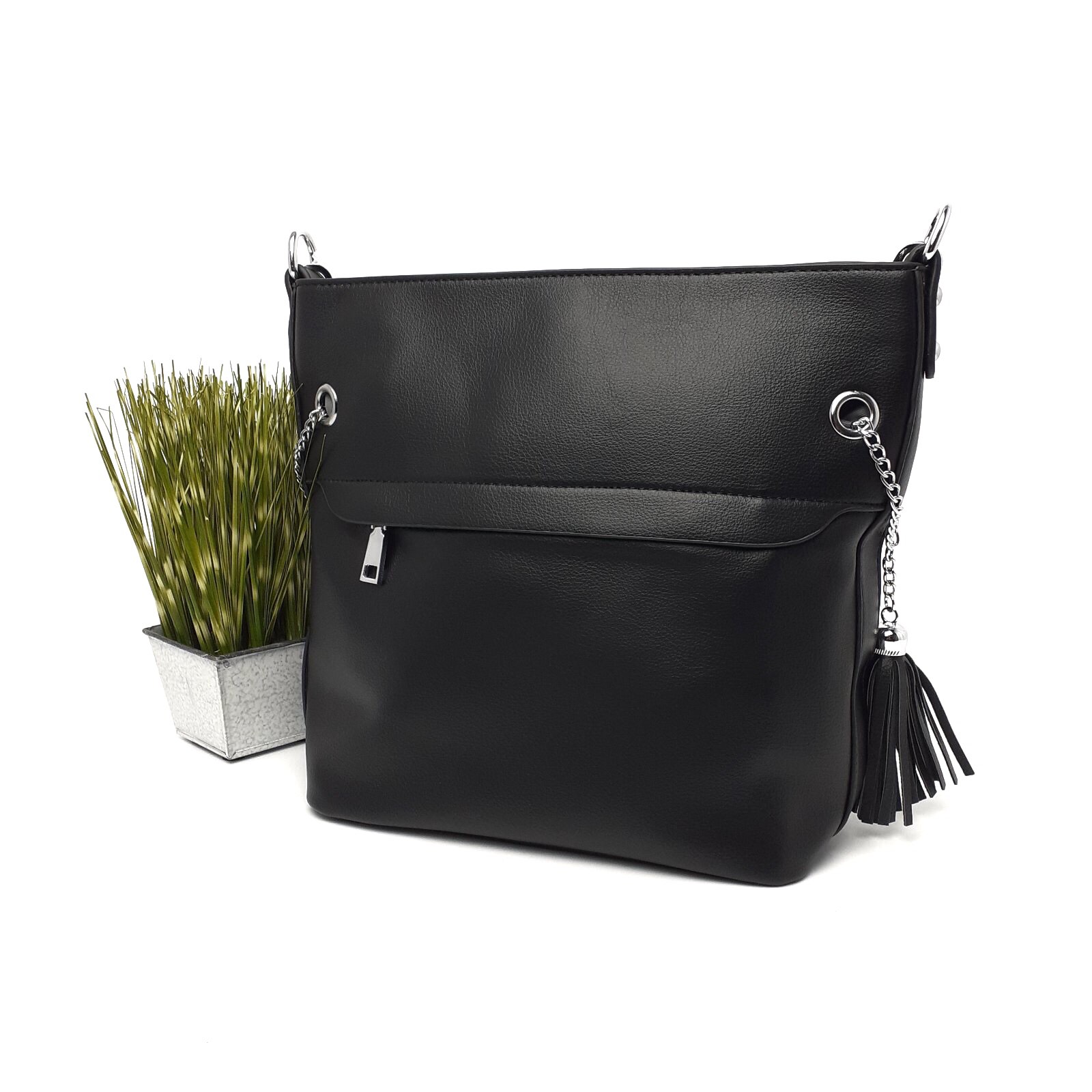 

Сумка женская кросс-боди Suliya черная 3621 black