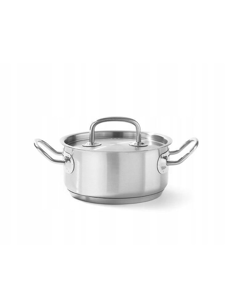 

Кастрюля низкая с крышкой Hendi Kitchen Line, 1,50 л 836002