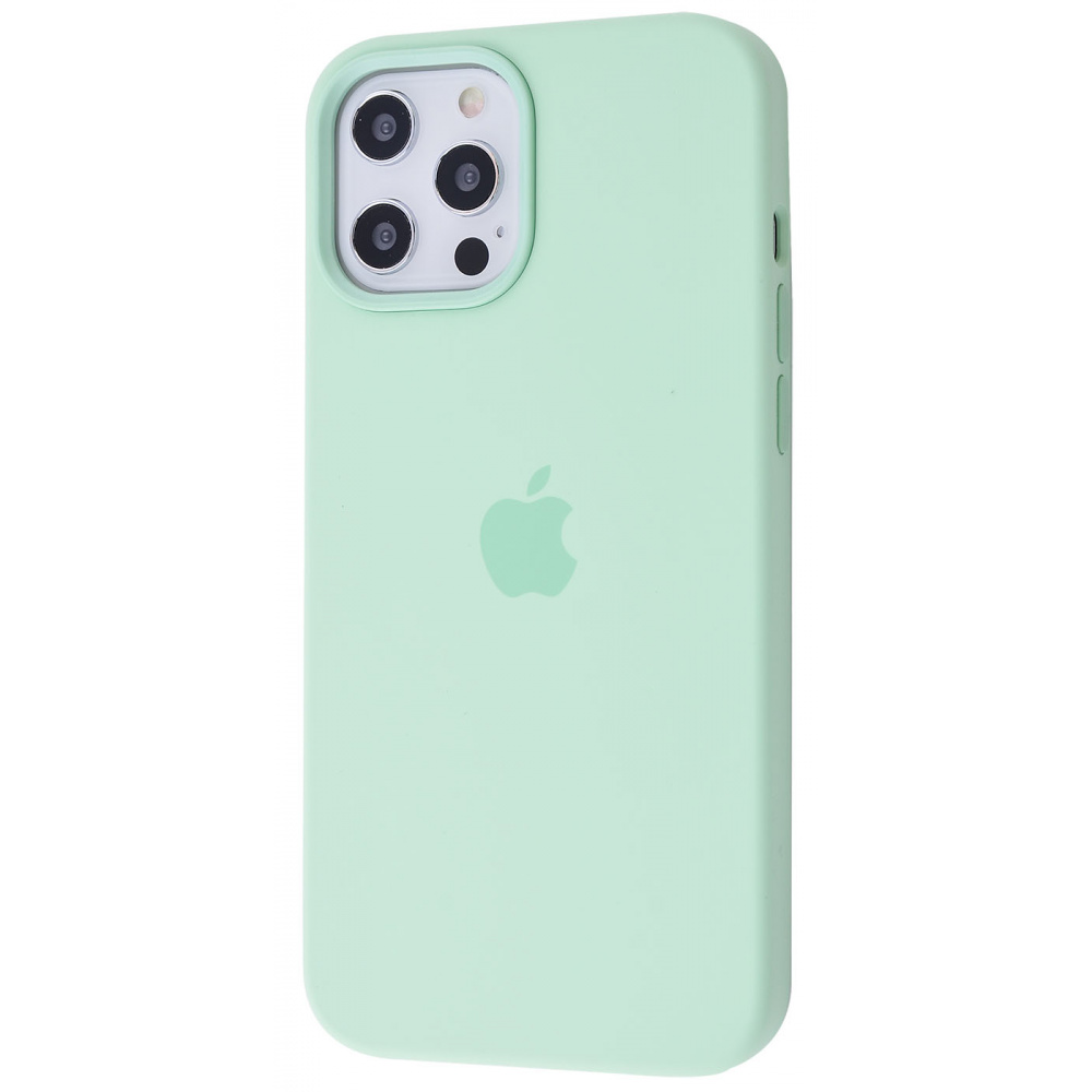 

Чехол Silicone Case with MagSafe для iPhone 12 Pro Max pistachio