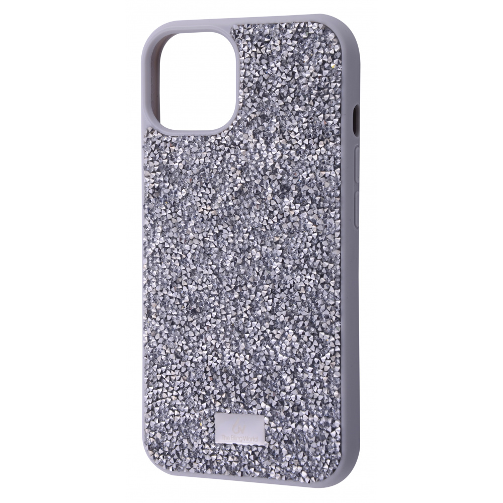 

Чехол Bling World ROCK DIAMOND для iPhone 13 silver