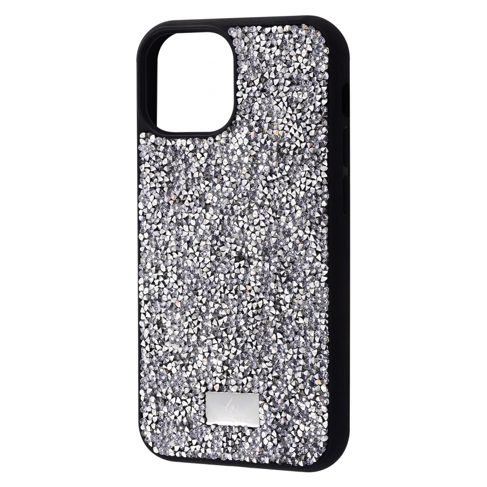 

Чехол Bling World ROCK DIAMOND для iPhone 13 mini silver
