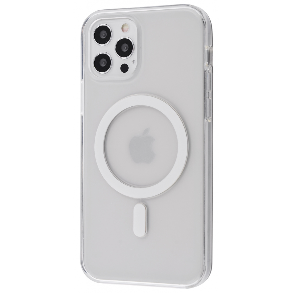 

Чехол Clear Case with MagSafe and Splash Screen for для iPhone 12/12 Pro clear